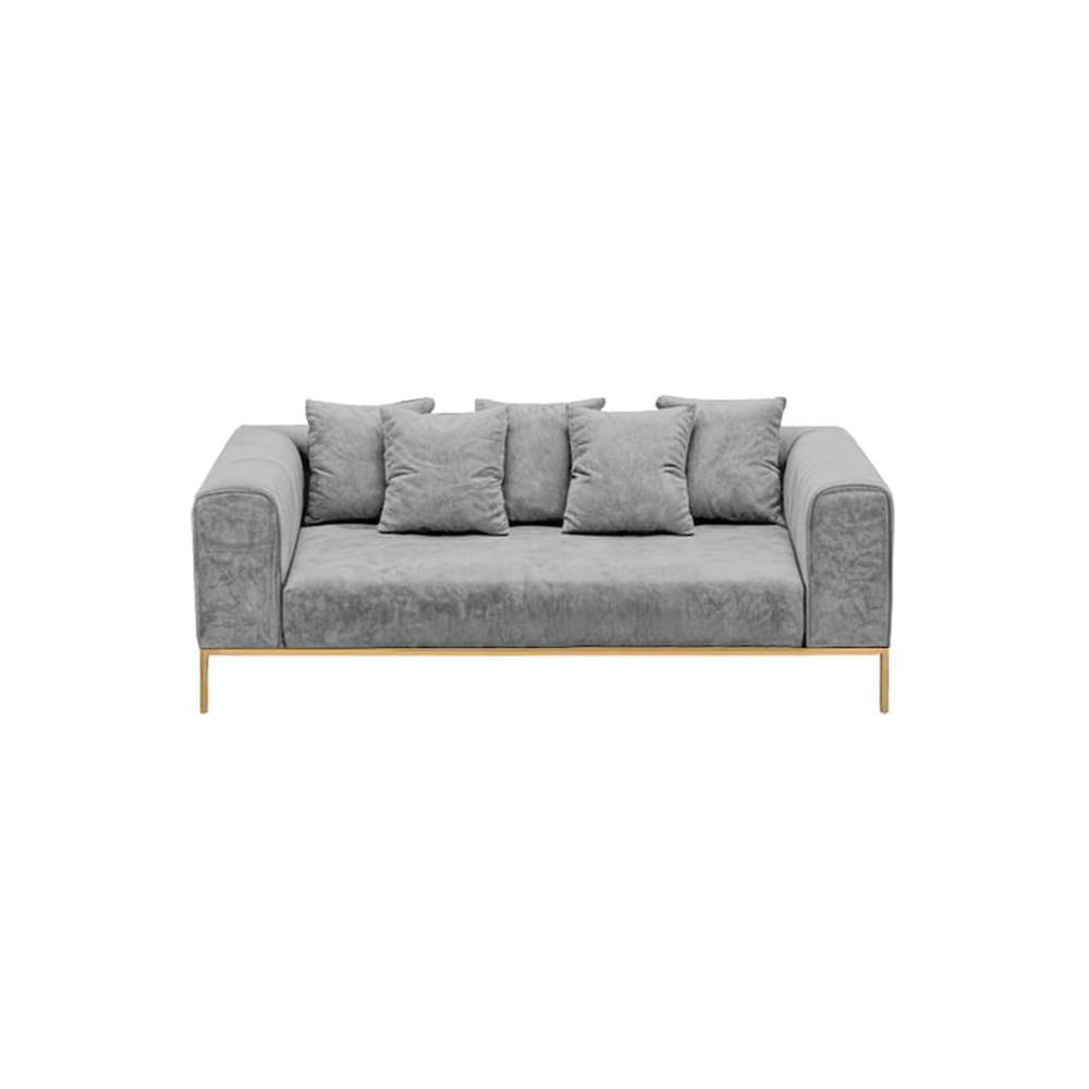 Sofá Luxury Dolneni 3 Cuerpos - Gris claro