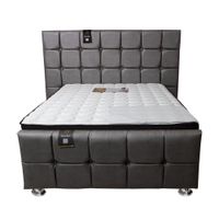 Dormitorio Piecera Dallas Platinium Qs - Pranna Plata