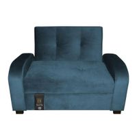 Sofá Cama Oakland 2 Plz - Azul Cobalto
