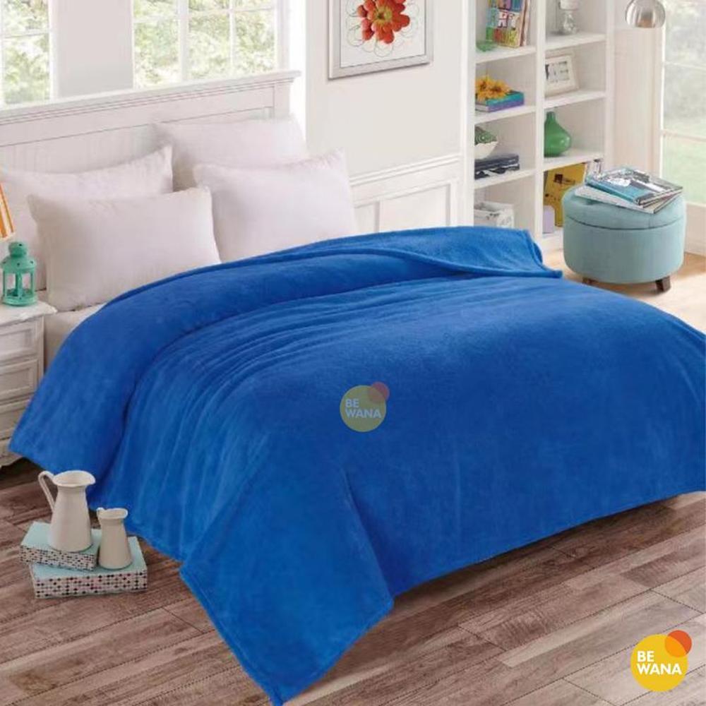 Manta Antialérgica Peluche CASATEX 2 PLAZAS Azul