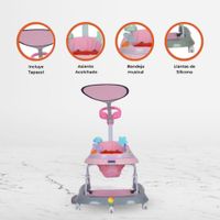 Andador Mecedora 4 en 1 «BAMBINO X5» Pink