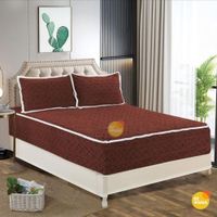 Protector De Colchón Impermeable Suave + 2 Fundas De Almohada KING
