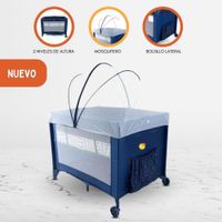 Cuna Corral para Bebés «SLEEP» Blue