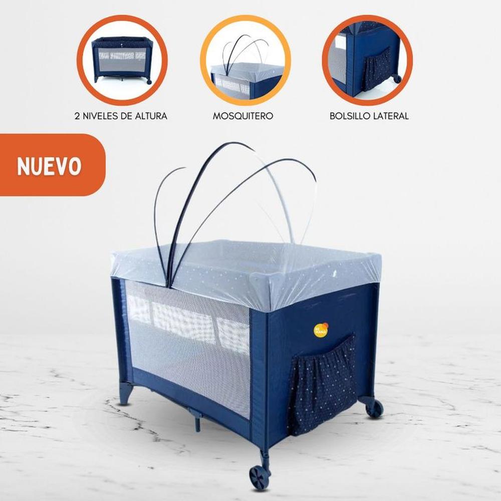 Cuna Corral para Bebés «SLEEP» Blue