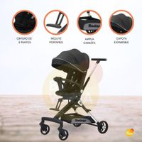 Coche Deportivo para Bebé «MONTAGE» Black