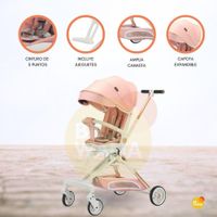 Coche Deportivo para Bebé «MONTAGE» Pink