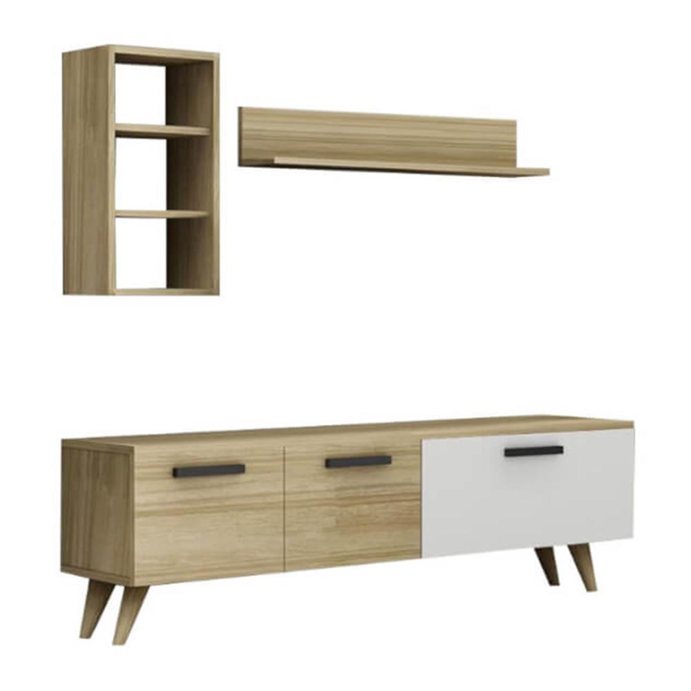 Centro de Entretenimiento Mesa + Repisa Flotante Sophie