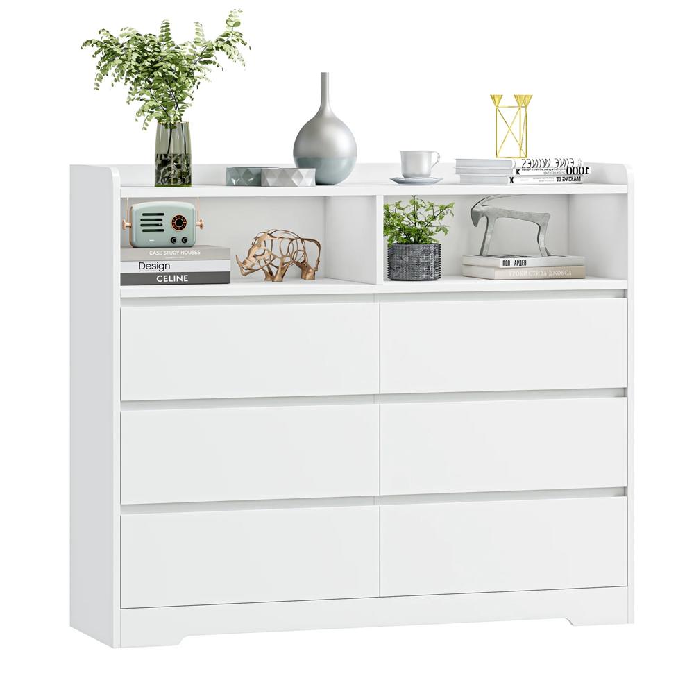 Comoda 6CJ Con Estante Diba Muebles Ezekiel