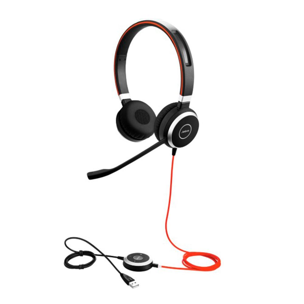 AUDIFONO JABRA EVOLVE 40 CABLEADO DE DIADEMA ESTEREO CANCELACION DE RUIDO USB P/N: 6399-823-109