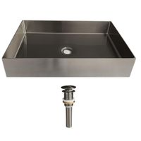 Bowl de Acero para baño XM  LA30402-5538 Acero Inoxidable 304 Plateado