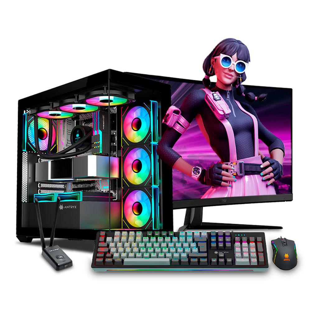 PC GAMER HERO PINK CORE I9 14900K 32GB DDR5 1TB 27"" RTX5070 12GB MI PC LISTA MIPCLISTA
