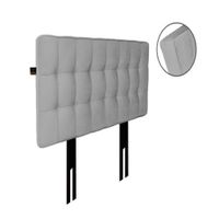 Cabecera Pata ajustable Maltes Queen - Gris Claro