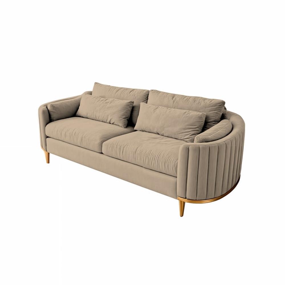 Sofá Luxury Serris 3 Cuerpos - Beige claro