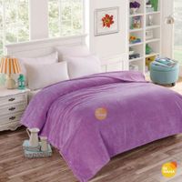 Manta Antialérgica Peluche CASATEX 2 PLAZAS Morado