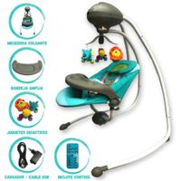 Silla Columpio Mecedora Para Bebés ¨MOVE¨ Ligth Blue