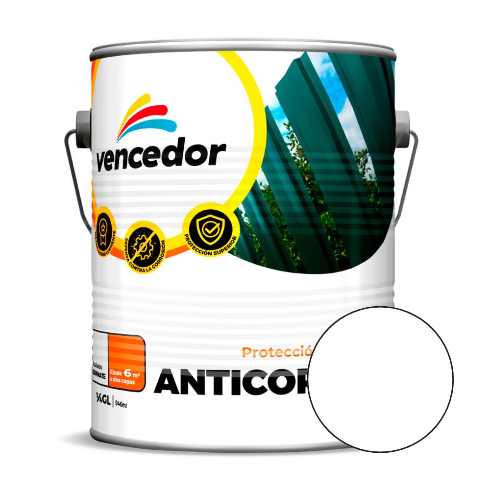 Anticorrosivo Blanco 1/4 galón