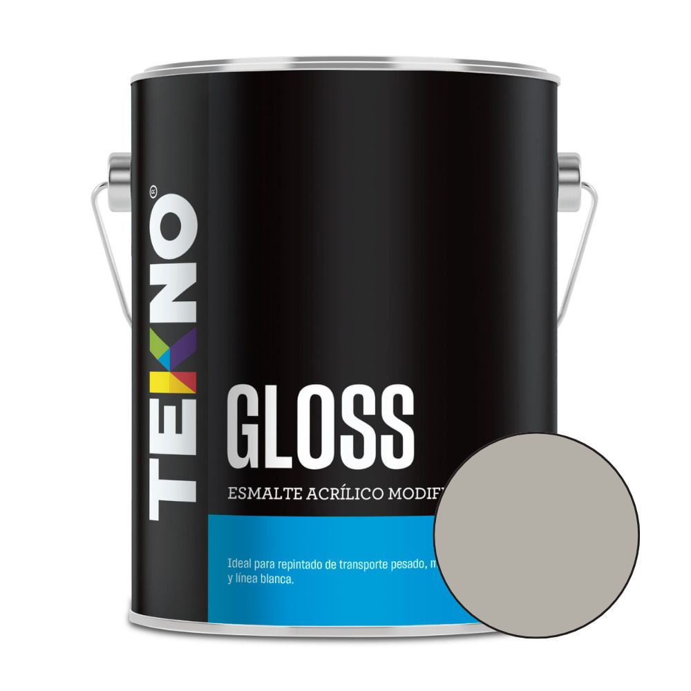 Esmalte Teknoglos Aluminio 1 galón