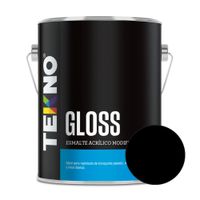 Esmalte Brillante Tekno Tecnoglos Negro de 1 galón