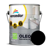 Pintura Vencedor Oleo Mate Negro 1 gal