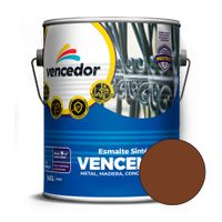 Esmalte Vencenamel Roble Brillante 1/4 gal
