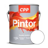 Esmalte Sintético Brillante Cpp Blanco 1/4 gal