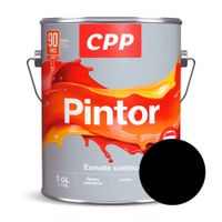 Esmalte Sintético Brillante Negro Cpp 1 galón