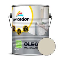Pintura Oleo Vencedor Mate Blanco Humo 1 gal