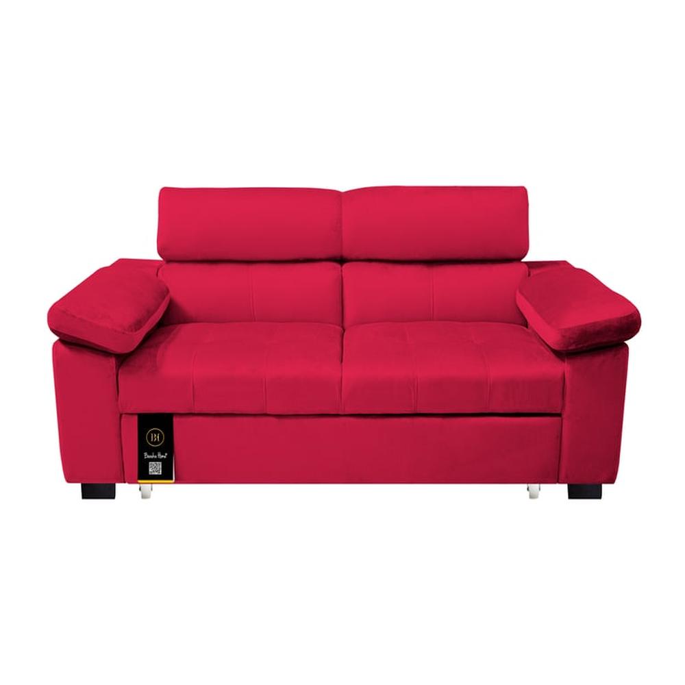 Sofá Cama Baltimore 2 Plz - Rojo