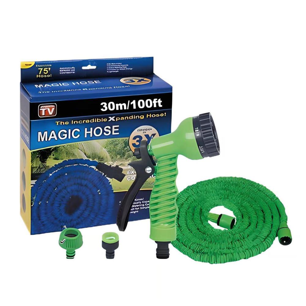 Manguera Expandible de 30 Metros Magic Hose - VERDE