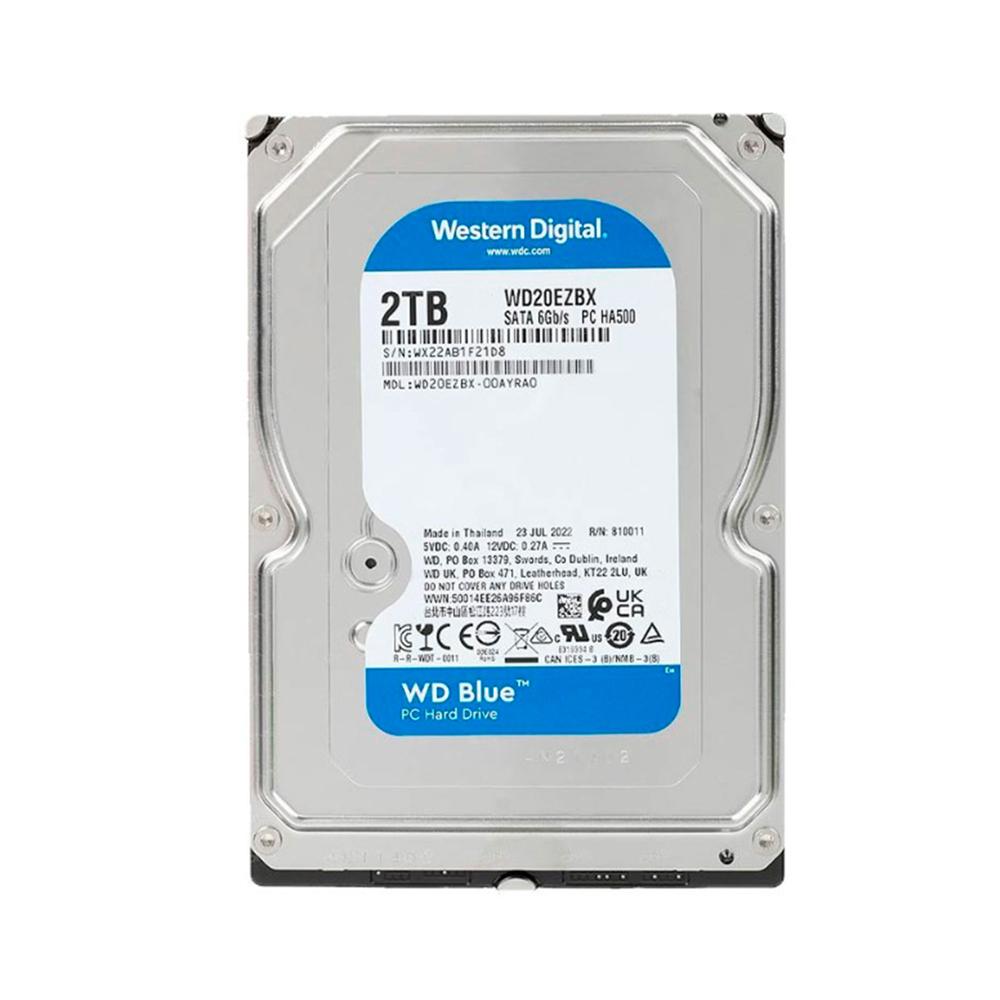 Western Digital WD Purple HDD Interno 2000 GB, SATA III, 6000 Mbit/s, 7200 rpm, 64 MB, 3.50 Pollici