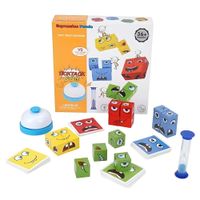 Juego de Cubos de Expresiones (Con timbre y reloj de arena)