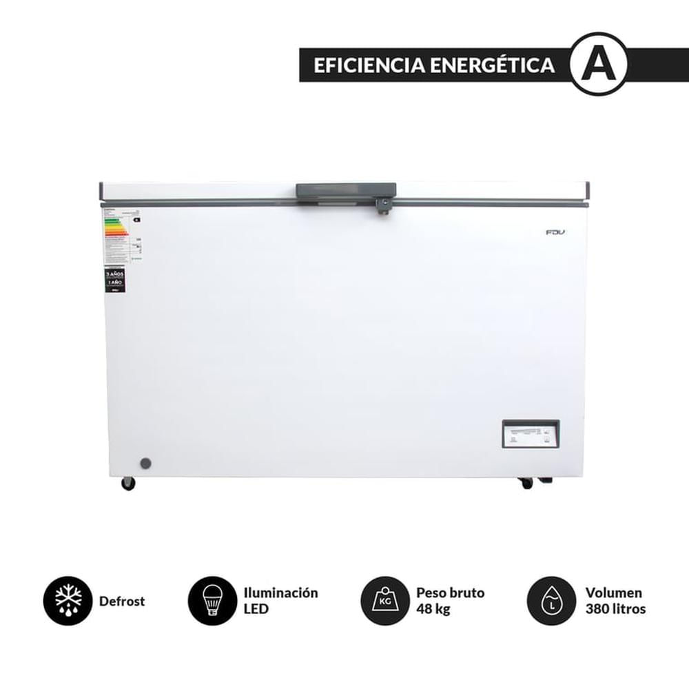 Congelador Horizontal Blanco 380 L FDV