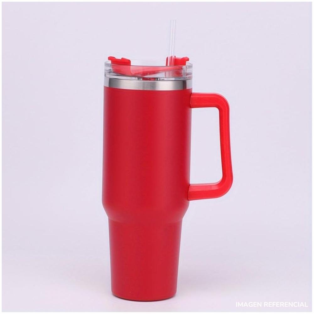 Vaso termo grande con asa 1200ml STAN Rojo
