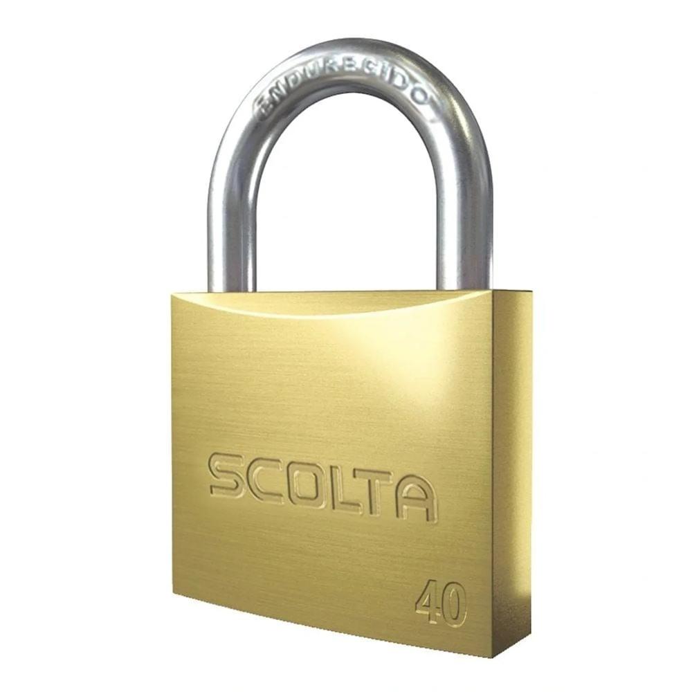 Candado de Seguridad de Bronce 40mm SCOLTA