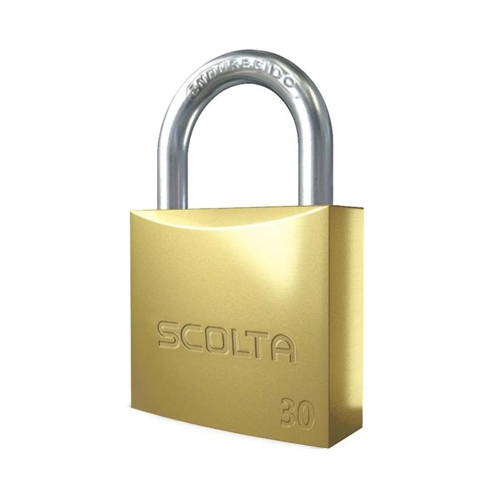 Candado de Seguridad de Bronce 30mm SCOLTA