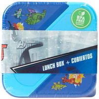 Táper DISNEY Hermético 850ml C/Cubier Aveng