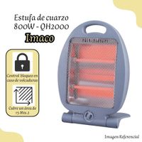 Estufa Eléctrica de Cuarzo Imaco QH2000