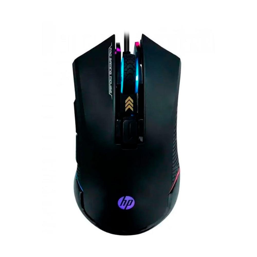 MOUSE HP-GAMING G360, RGB, 6200 DPI COLOR NEGRO 6 BOTONES  P/N: 7QV33AA
