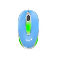 MOUSE GENIUS DX-MINI USB BLUEEYE RGB 3BTN 1000 DPI USB COLOR AZUL  P/N: 31010025402