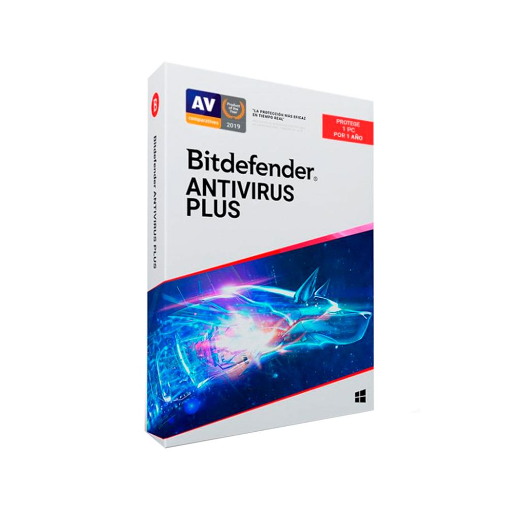 ANTIVIRUS BITDEFENDER PLUS, 1PC, 1 AÑO, EDICION 2023 - P/N: B11010056