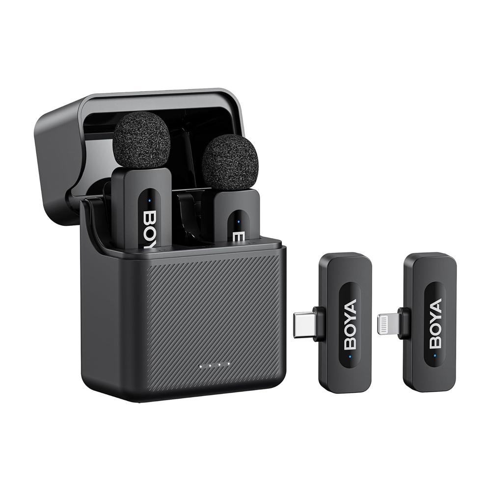 Micrófono Boya BY-V3 Combo con conector Lightning - para 2 personas
