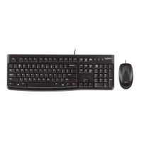 KIT TECLADO Y MOUSE LOGITECH MK120, USB, MOUSE 1000 DPI, NEGRO - P/N: 920-004428