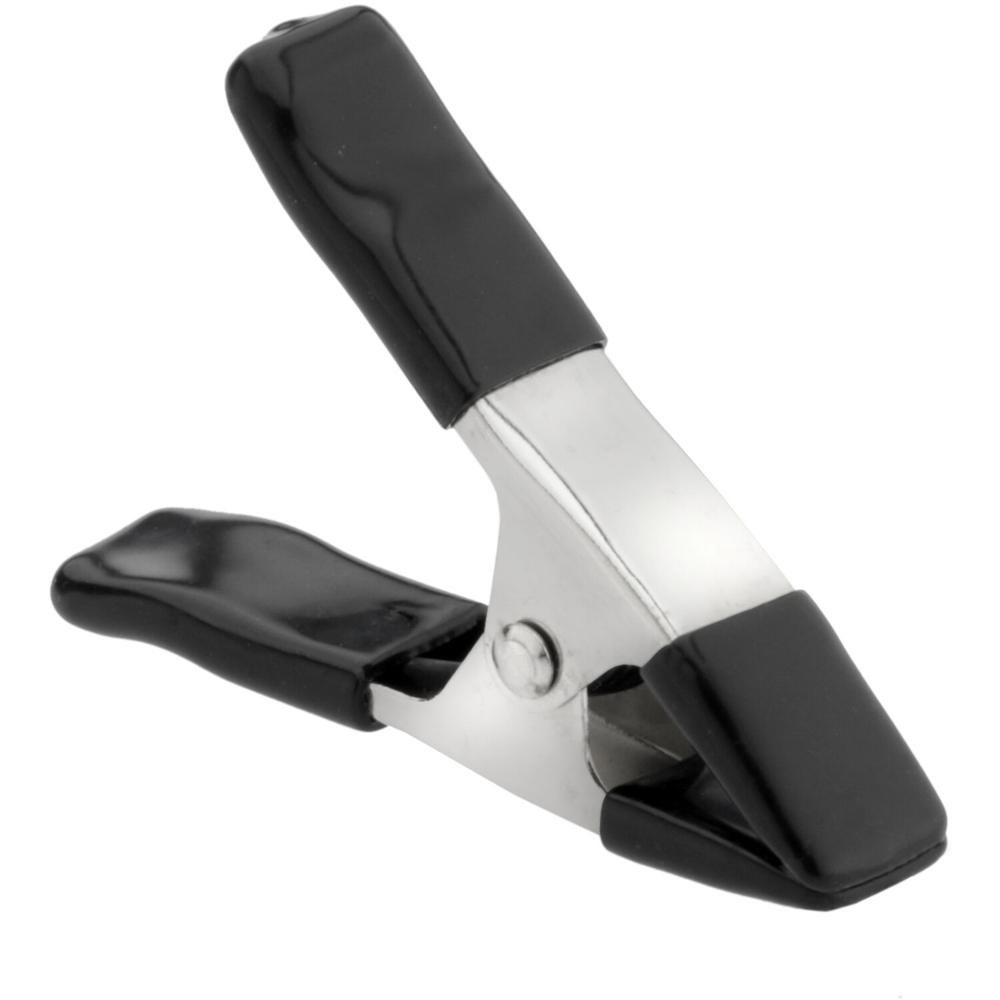 Impacto A-Clamp de Acero de 1"" (Negro) - Capacidad de Mandíbulas: 1"", Resortes de Acero de Alta Res