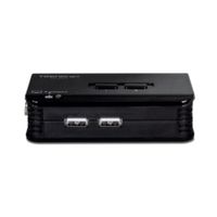 SWITCH KVM TRENDNET DE ESCRITORIO 2 PUERTOS VGA/USB P/N: TK-207K