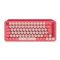 TECLADO INALAMBRICO LOGITECH POP ROSADO, BLUETOOTH 5.1/RECEPTOR USB, WINDOWS/MACOS P/N: 920-010715