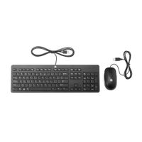 KIT TECLADO - MOUSE - MOUSEPAD HP USB BUS SLIM COLOR NEGRO   P/N:T4E63AA#ABM