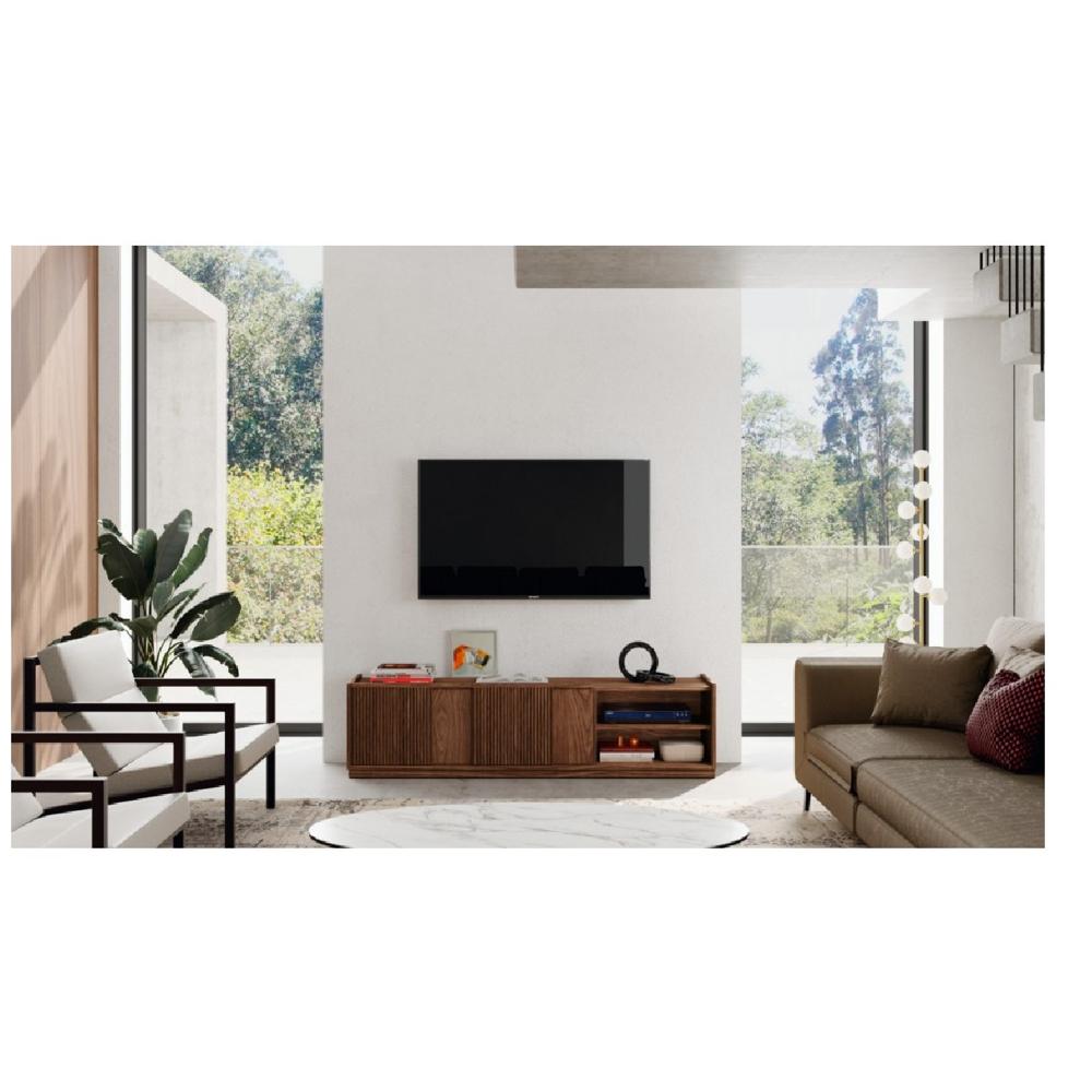 Mesa de TV Moderna Alice 55"" color Marrón 2 puertas TU MESITA