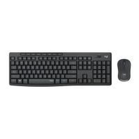 KIT TECLADO Y MOUSE INALAMBRICO LOGITECH MK295, CONEXION 2.4GHZ, 1000DPI, NEGRO - P/N: 920-009792