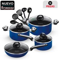 Set de Ollas Antiadherentes FZ-1612T Azul