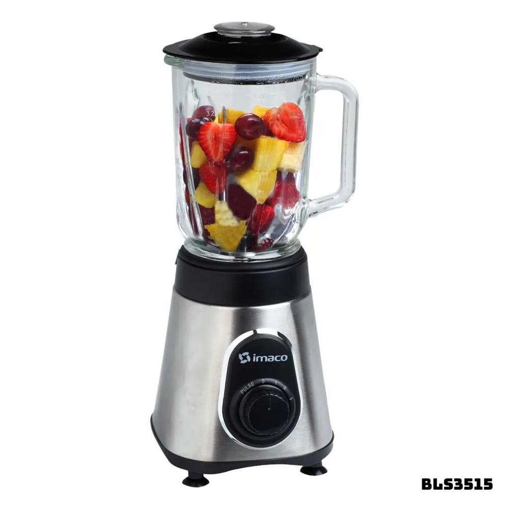 LICUADORA IMACO 3 VELOCIDADES CON PULSE 500W PLATEADA BLS3515